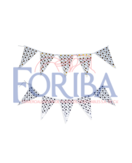 Banderin Papel Estrellas 