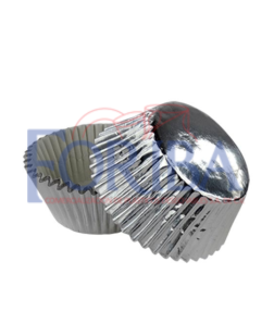 Capacillo Std Plateado Metalico 