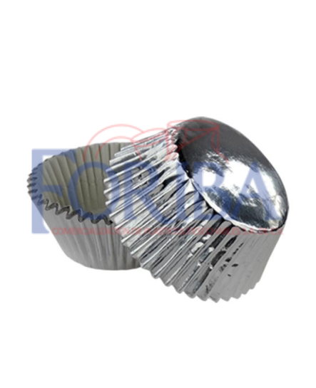 Capacillo Std Plateado Metalico 
