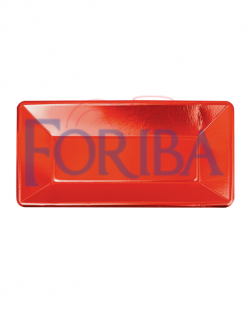 Charola Carton Rojo Metal