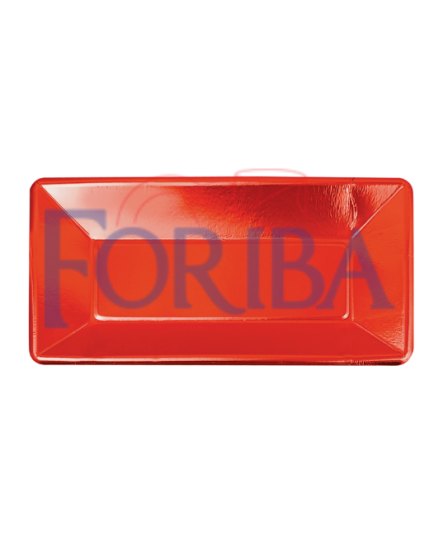 Charola Carton Rojo Metal
