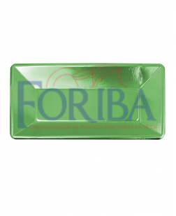 Charola Carton Verde Metal 