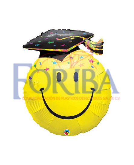 Globo Emoji con Birrete 