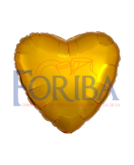 Globo Corazón Gold Standard 