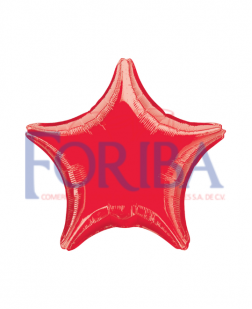 Globo Estrella Rojo 