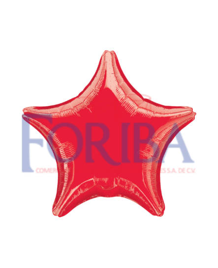 Globo Estrella Rojo 
