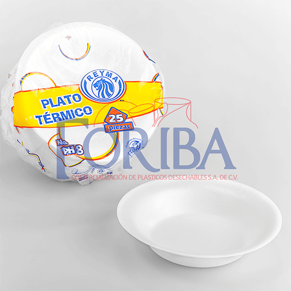 Platos desechables hotsell de unicel
